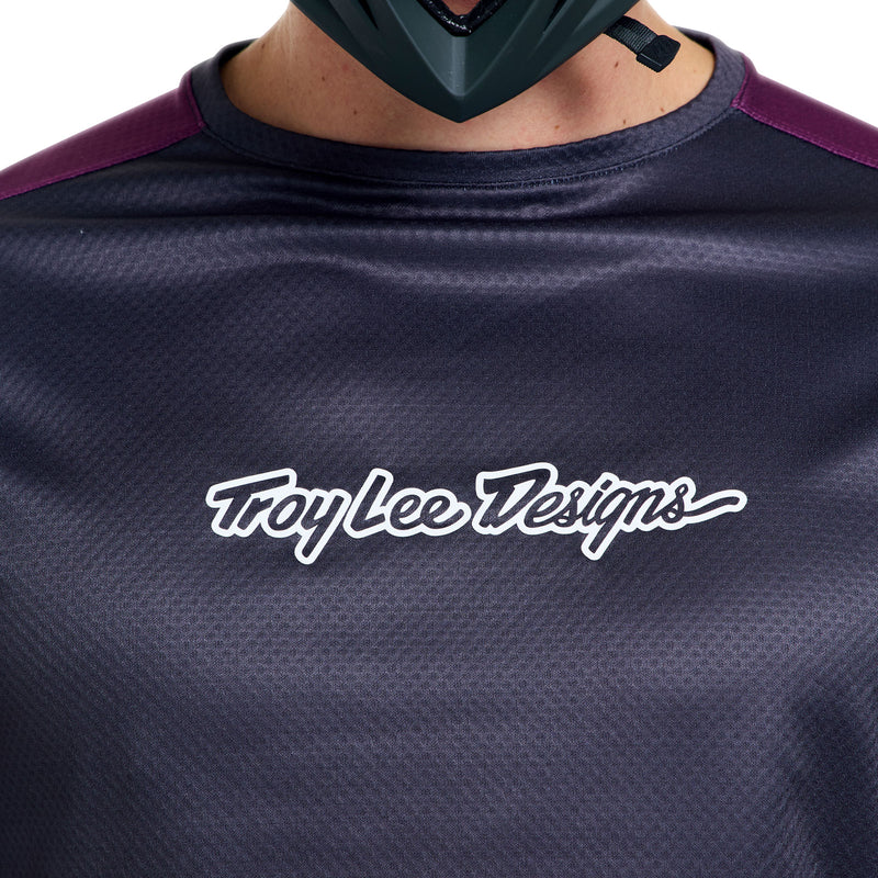 Troy Lee Designs Stage Long Sleeve Jersey Signature Carbon PRINT 