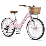 XDS Sorrento 24x13" Girls 7 Speed Beach Cruiser