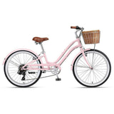 XDS Sorrento 24x13" Girls 7 Speed Beach Cruiser