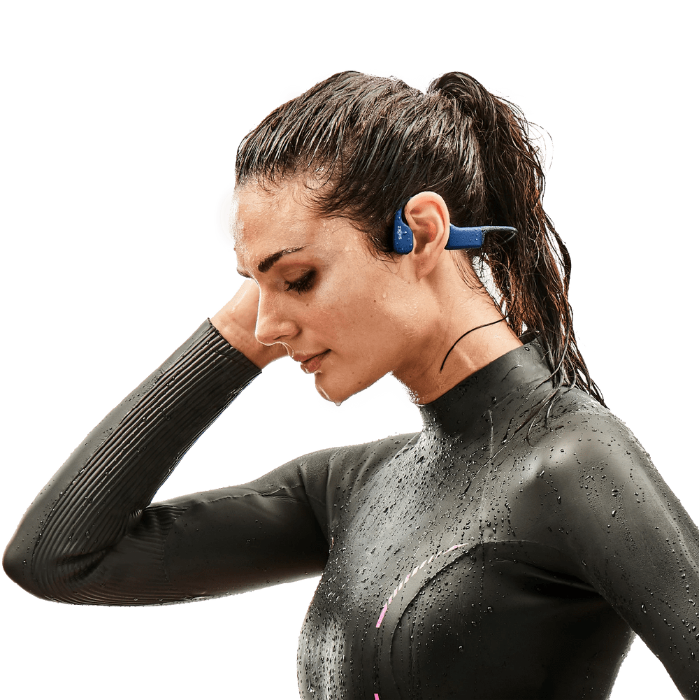 SHOKZ OpenSwim Waterproof Headphones - Blue