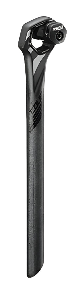 Controltech Cougar Carbon Hex Seatpost 27.2mm Offset:20/10/-5/-10mm Length:350mm Black/Grey