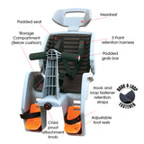 Beto Baby Seat Deluxe W/Rack - Suit 700C