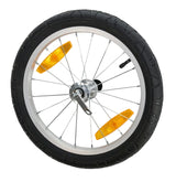 Burley 16" Wheel Assembly AL with QR Silver