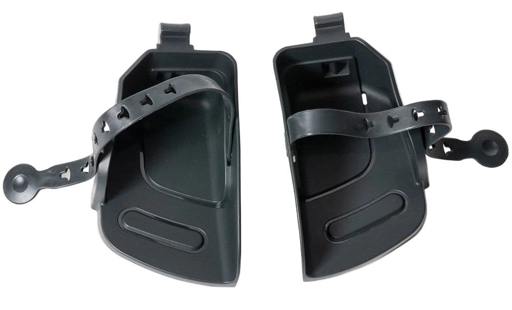 Burley Dash Footrests with Strap Black