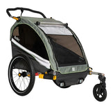 Burley D'Lite X Double Green Bike Trailer