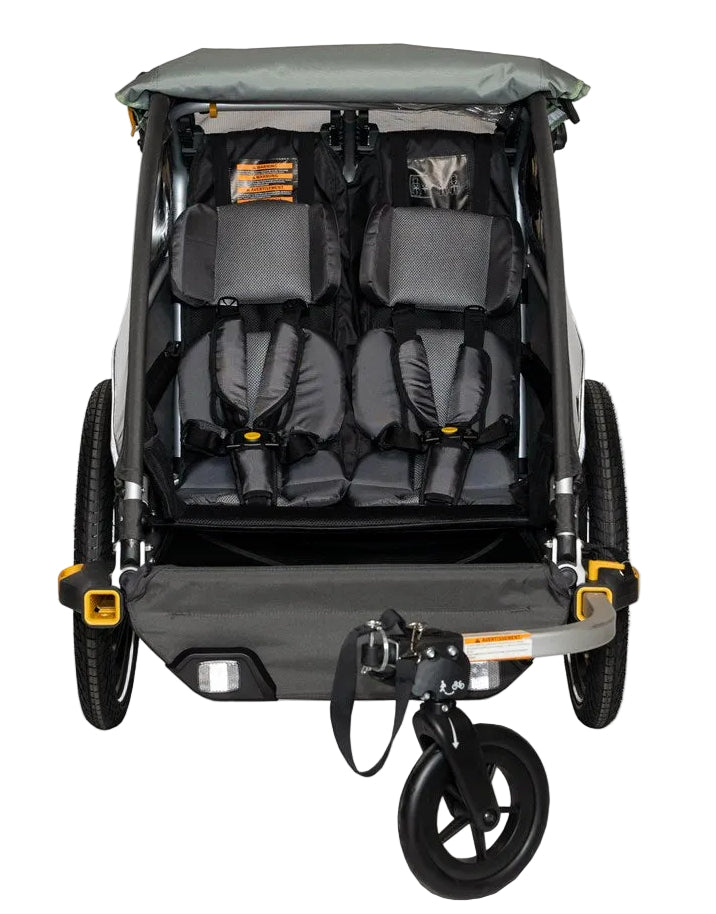 Burley D'Lite X Double Green Bike Trailer