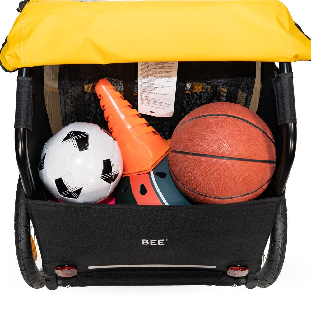 Burley Bee Double Yellow 2023 Bike Trailer