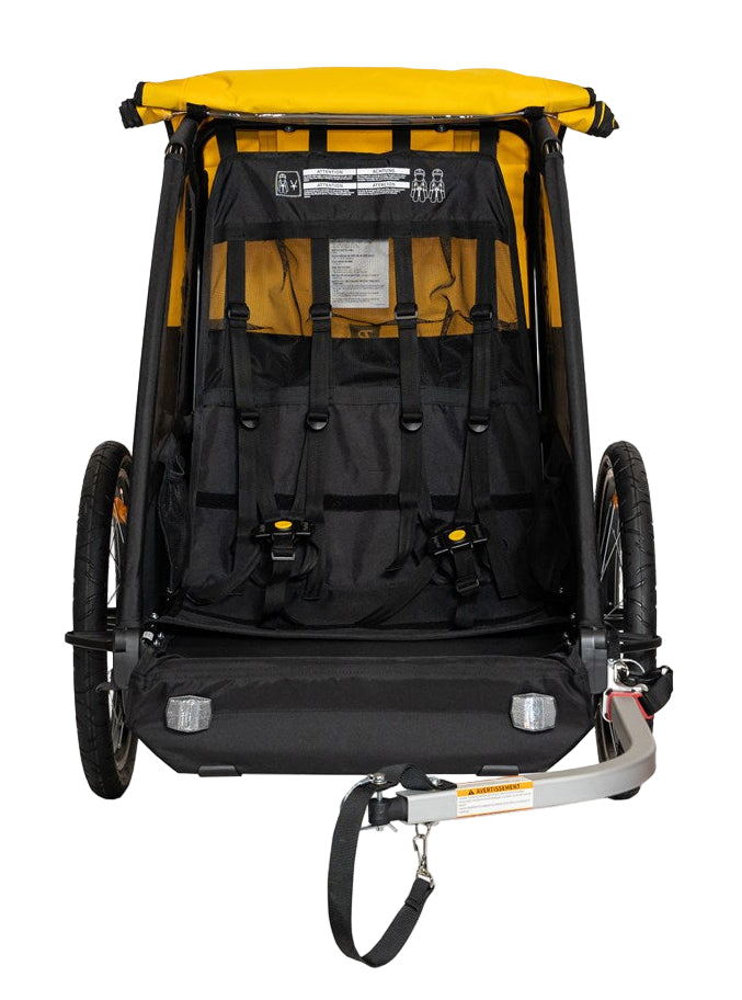 Burley Bee Double Yellow 2023 Bike Trailer