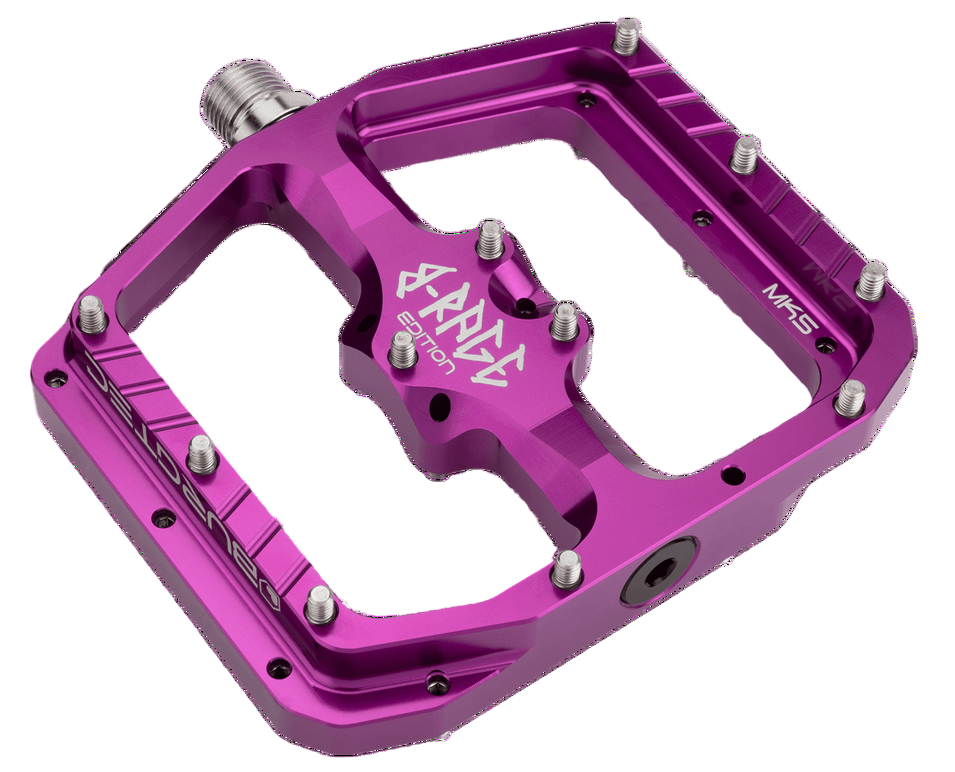 Burgtec Penthouse Flat MK5 B-Rage Edition Bike Pedals
