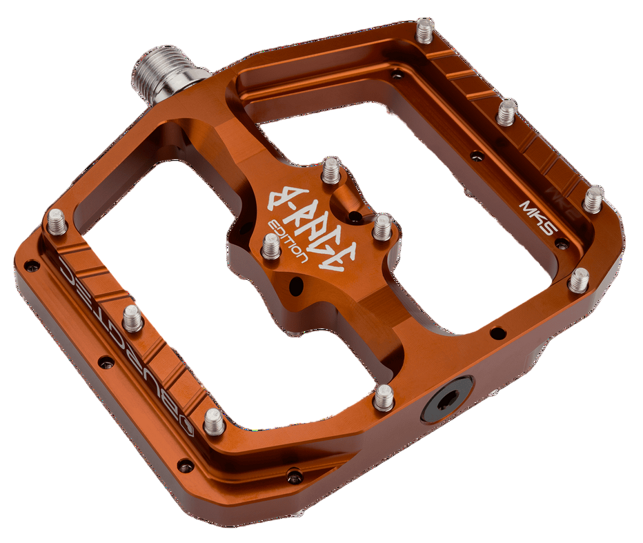 Burgtec Penthouse Flat MK5 B-Rage Edition Bike Pedals