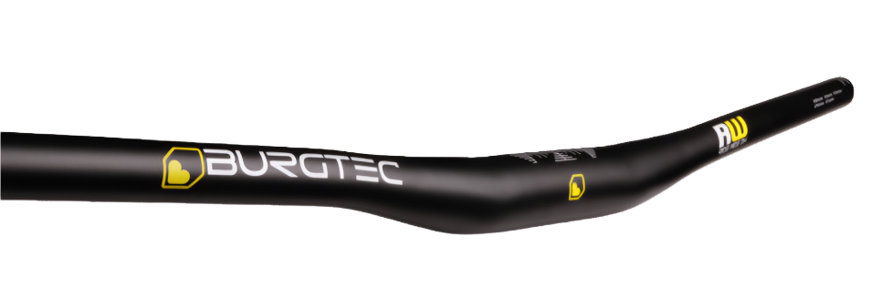 Burgtec Ride Wide Alloy Bar 35mm 800mm Rise:15mm Black