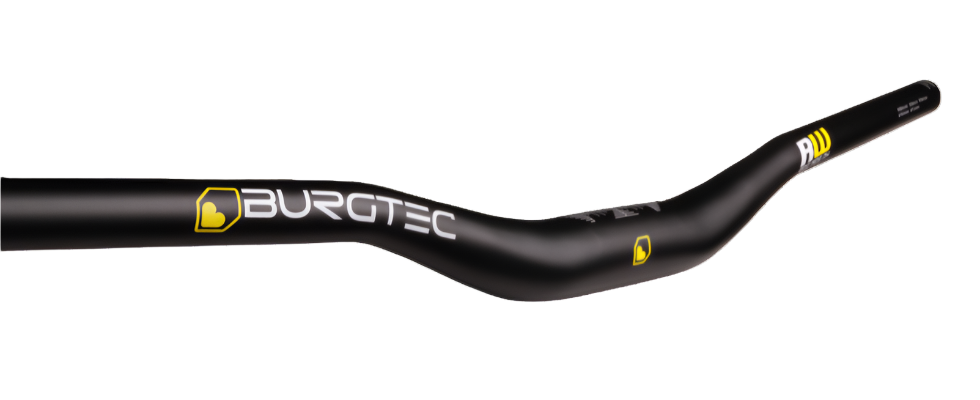 Burgtec Ride Wide Alloy Bar 35mm 800mm Rise:30mm Black