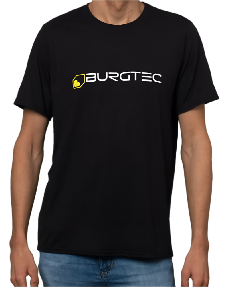 Burgtec Logo Tech T-Shirt Black/Yellow
