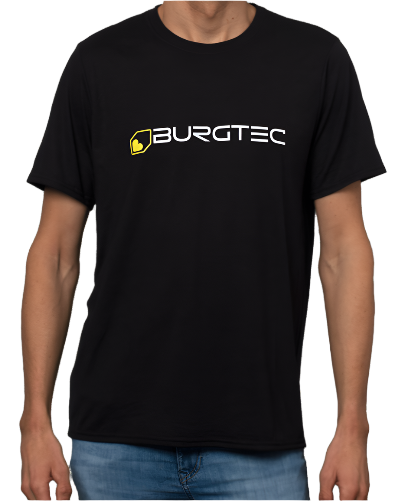 Burgtec Logo Tech T-Shirt Black/Yellow