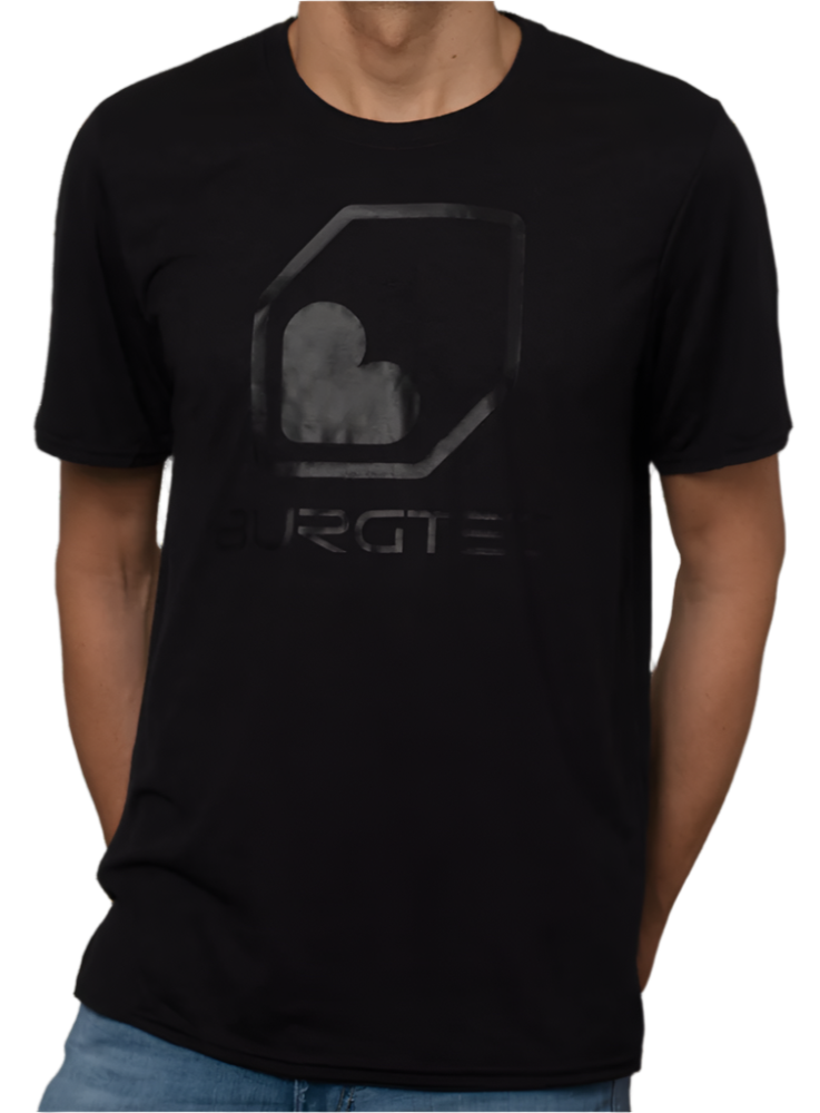 Burgtec Logo Tech T-Shirt Black/Black