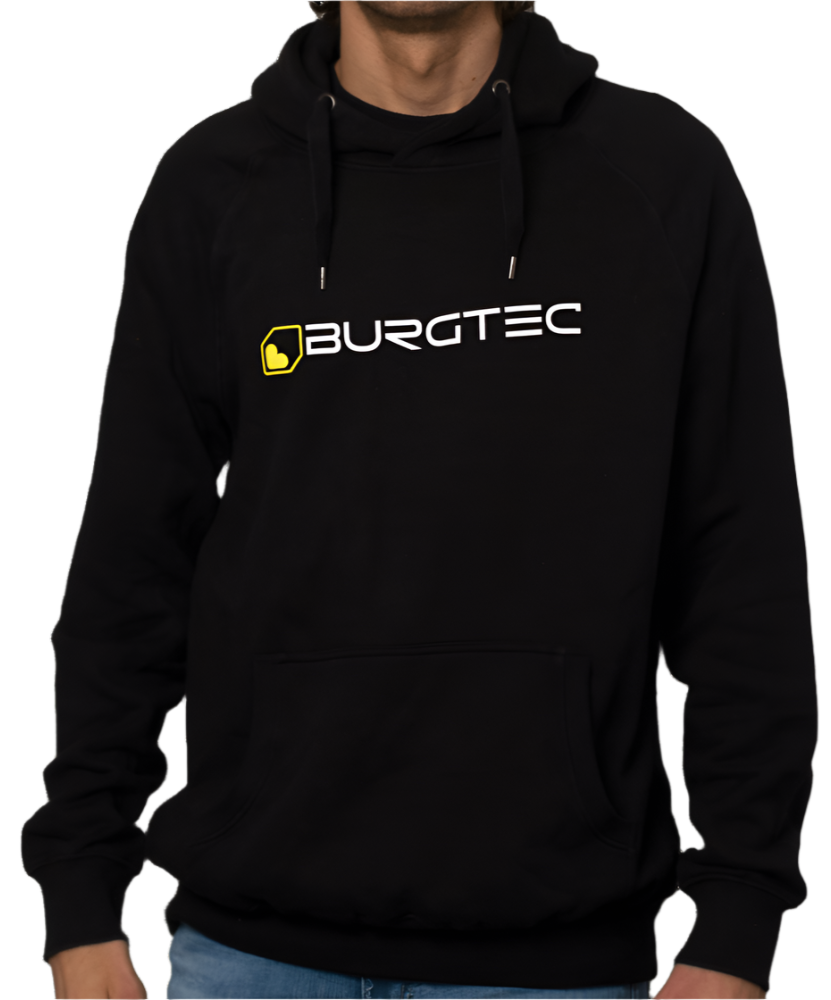 Burgtec Logo Hoody Small Black/Yellow