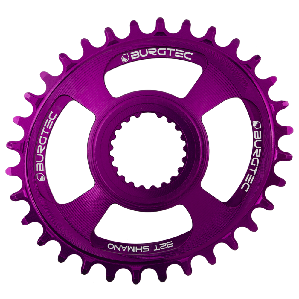 Burgtec Thick-Thin Shimano Direct Mount 12-Speed Oval Chainring