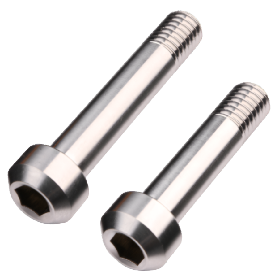 Burgtec Santa Cruz Titanium Shock Bolts Set 1 (Includes 1x 35mm Bolt and 1x 43mm Bolt)