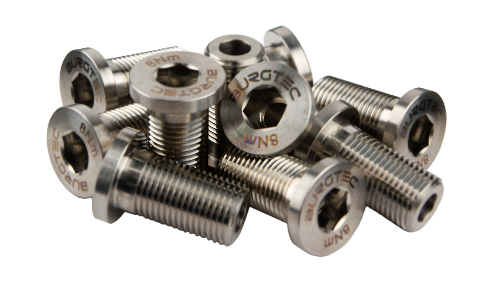 Burgtec Evil Flip Chip + Bone Link Titanium Bolt Kit Qty-10