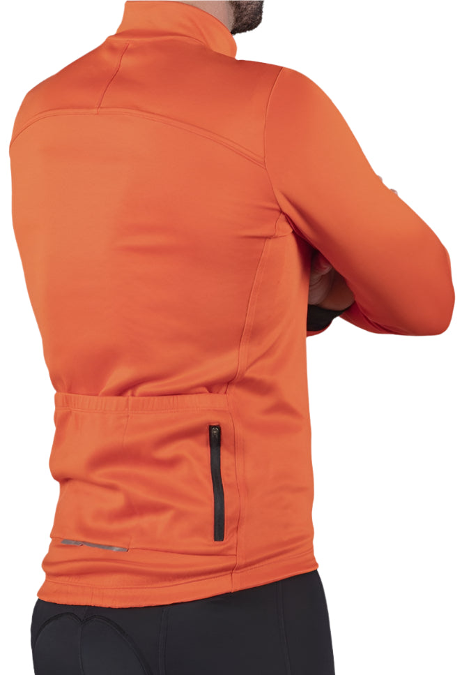Bellwether Men's Thermal Long Sleeve Jersey Orange