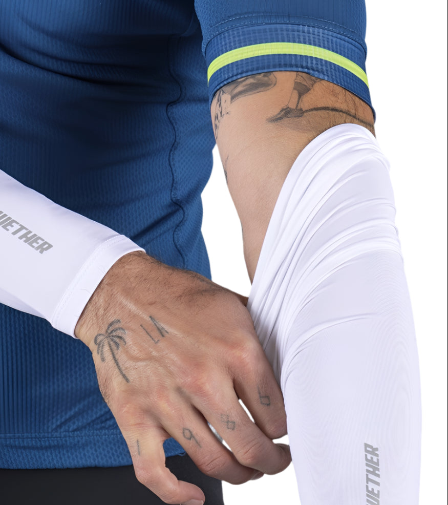 Bellwether Coldflash Sun Sleeves UPF White