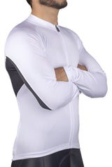 Bellwether Sol-Air Men's UPF 40+ Long Sleeve Jersey White