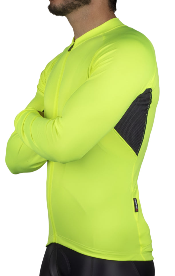Bellwether Sol-Air Men's L/S Jersey UPF 40+ Hi-Vis