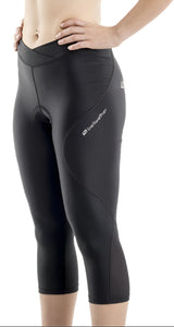 Bellwether Women's Black Short Capri 