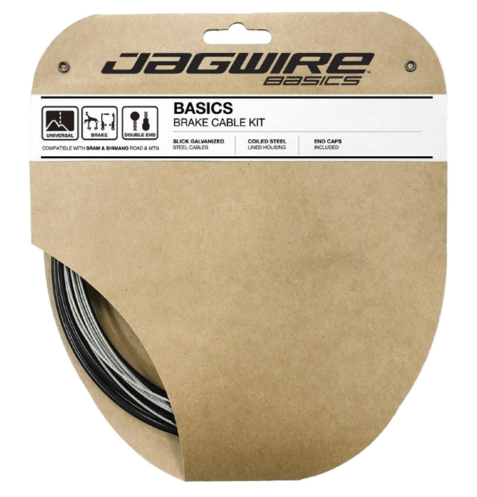 Jagwire Basic Brake Kit Black 2x Slick Inners Double Ended Road/Mountain CEX Housing