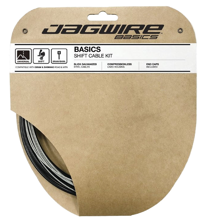 Jagwire Basic Shift Kit Black 2x Slick Inners LEX Housing