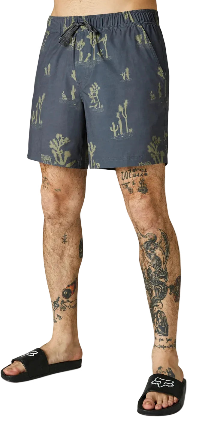 Fox BEATEN PATH VOLLEY SHORT Dark Shadow SIDE - FRONT