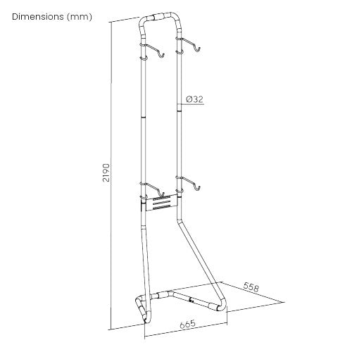 Bike Rakz Gravity Bike Stand (2 Bikes)