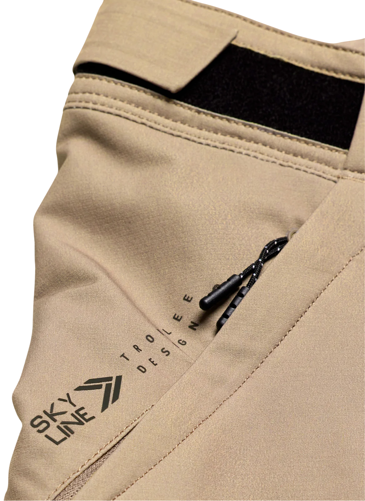Troy Lee Designs SKYLINE SHORT SHELL MONO TIMBER DETAIL
