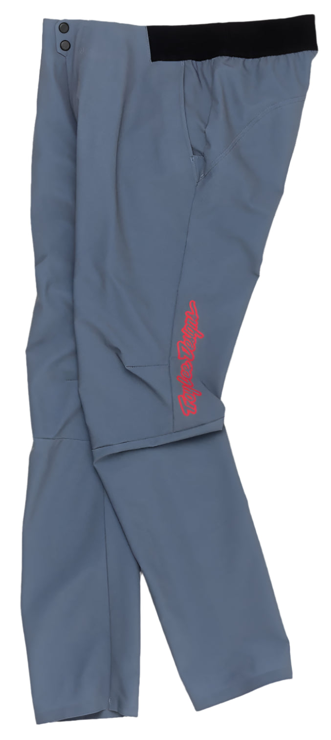 Troy Lee Designs SKYLINE SUPERLYTE PANT MONO STEEL BLUE SIDE FRONT