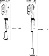 Blackburn Honest Digital Shock Mini Hand Pump Silver/Black