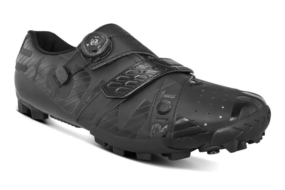 Bont Riot MTB Carbon MTB Shoe Black Gloss Black Crooze Australia