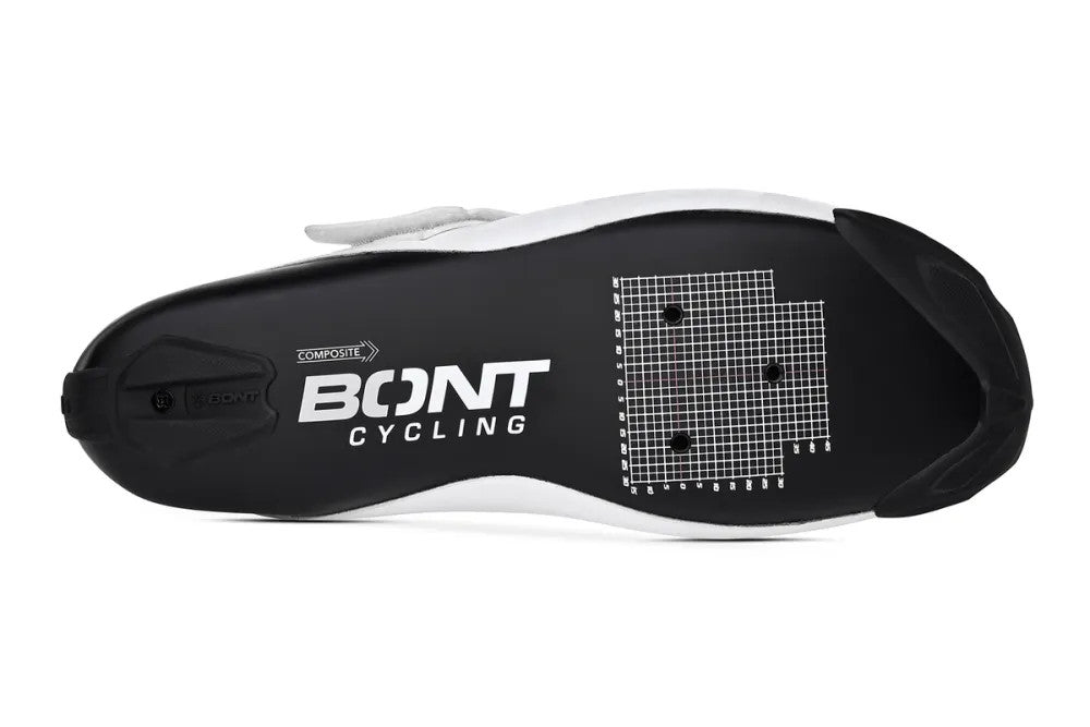 Bont Riot TR+ Carbon Triathlon Shoe White
