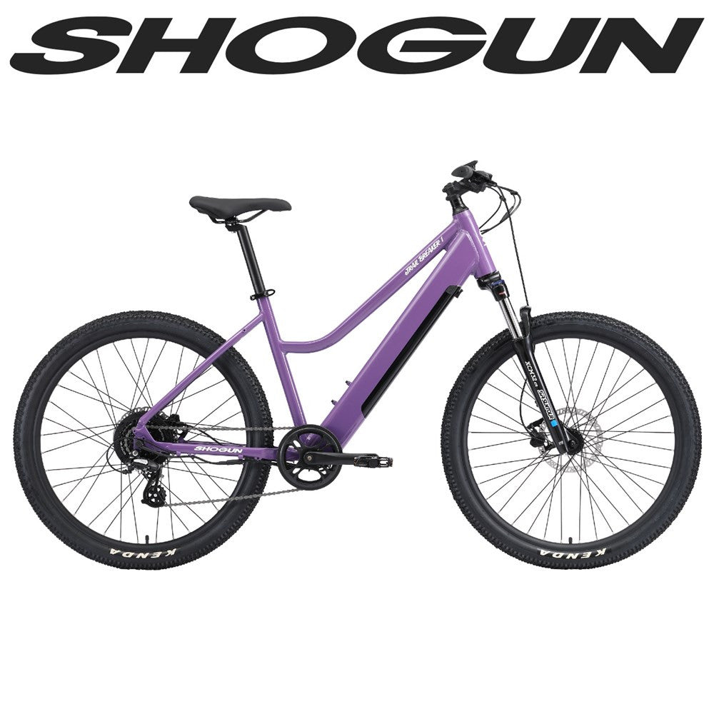 Shogun eTrail Breaker-1 Electric Off-Road Step-Through Bike Purple