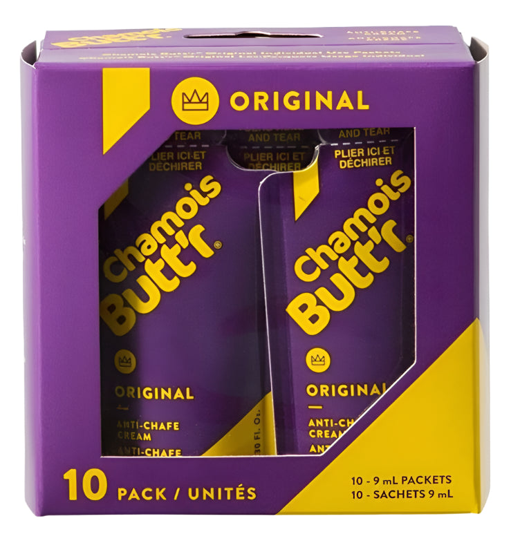 Chamois Butt'r Original Anti-Chafe 9ml - 10 Pack