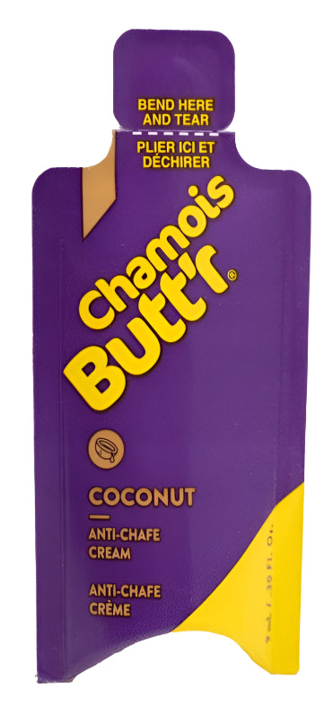 Chamois Butt'r Coconut Anti-Chafe 9ml Single Pack