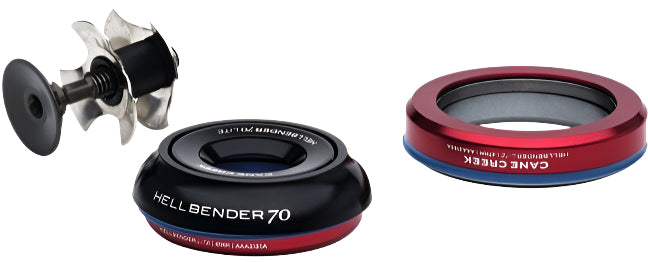 Cane Creek Hellbender 70 Lite IS42/28.6 IS47/33 Headset Assembly Black (BAA2174K)