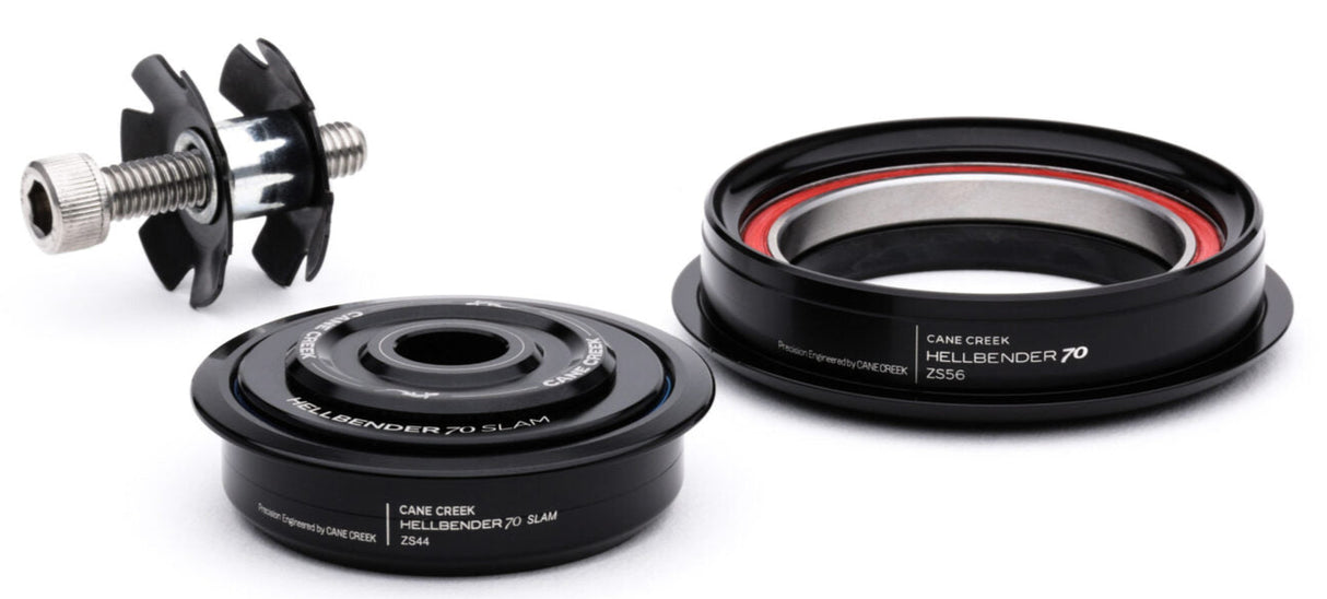 Cane Creek Hellbender 70 Slam ZS44/28.6 ZS56/40 Headset Assembly Black (BAA2160K)