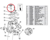 Cane Creek eeSilk 2.0/+ Front Thumb Wheel M6 4mm Ti Post Clamp Screw (AAE0096TI)