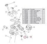 Cane Creek eeSilk Seatpost Clamp Screw Rear 4mm Hex (AAE0097)