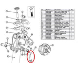 Cane Creek eeSilk 2.0/+ Rear Post Bolt M5x0.8x33 Stainless (AAE0097SS)