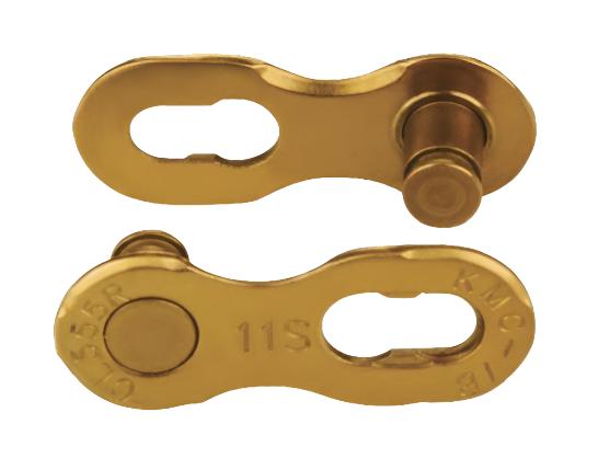 KMC CONNECTING LINK 11 SPEED TI-N(Gold) 2 pair per card