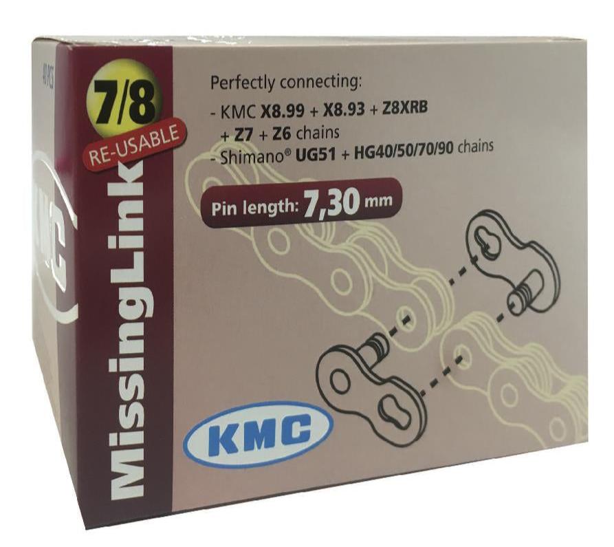 KMC CONNECTING LINK 6-8 SPEED WORK SHOP 40 PIECES