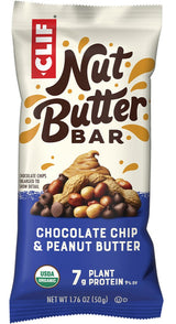 CLIF Nut Butter Bar Chocolate Chip & Peanut Butter 5x50g