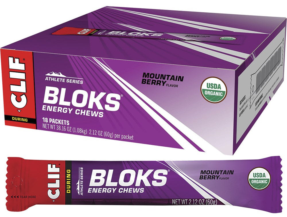 CLIF Bloks Energy Chews Mountain Berry