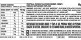 CLIF Bloks Energy Chews Tropical Punch 25mg Caffeine